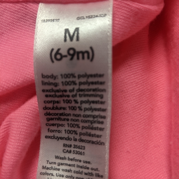 Carter's Infant Strawberry Bunting M (12 Months) - Picture 6 of 7